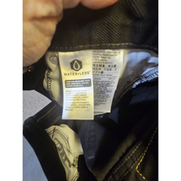 Levi's 505 Regular Fit Jeans - Black, 32Wx30L Mens - Picture 2 of 9